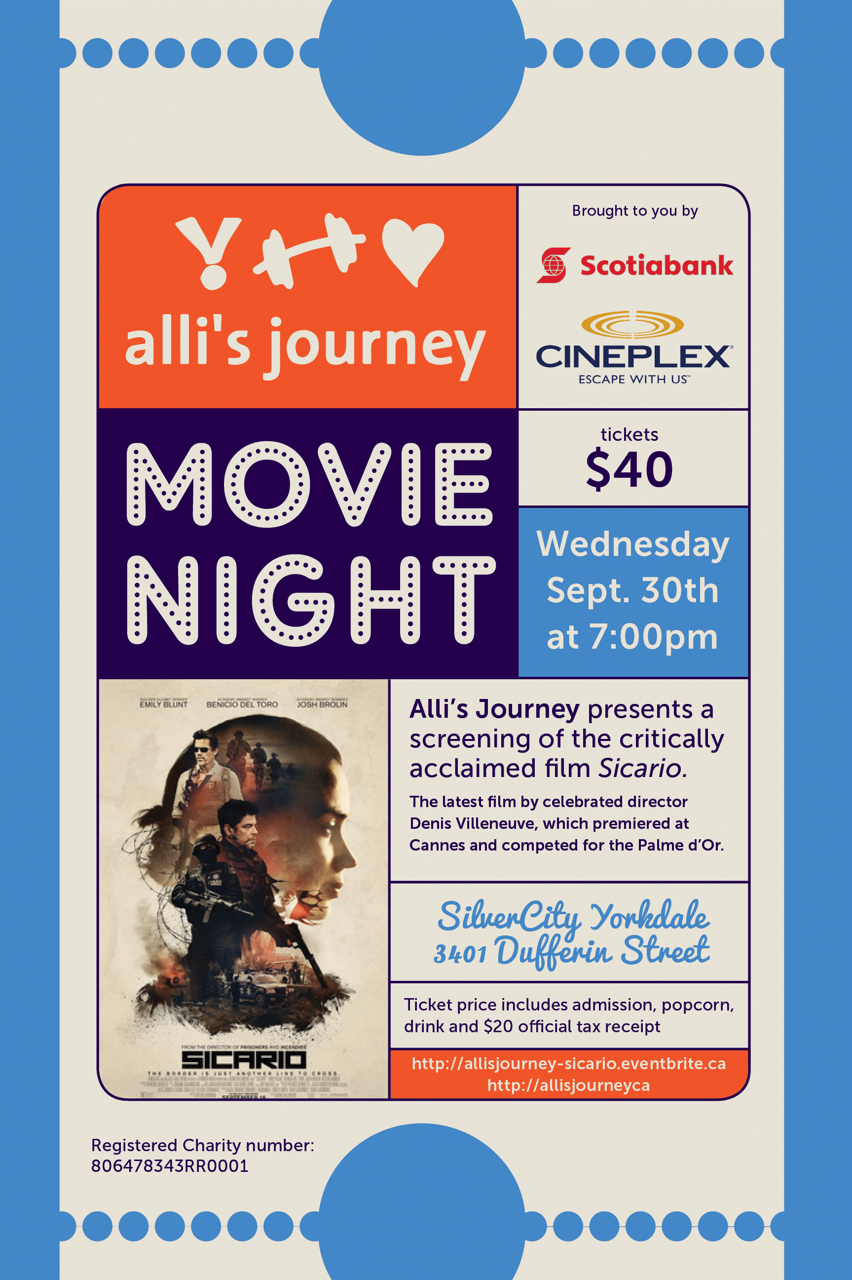 Alli’s Journey Movie Night: THANK YOU
